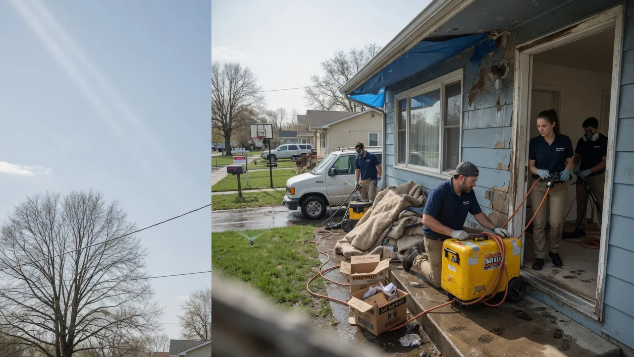 Basement Flood Cleanup in Lowell, IN near me
